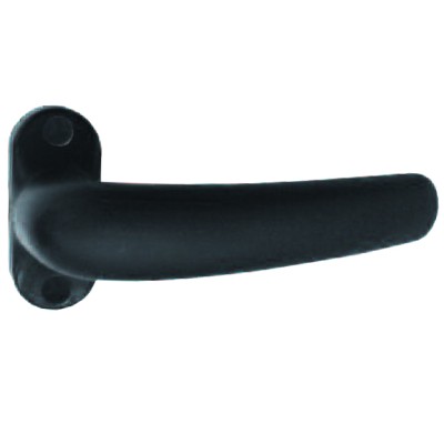 MEZZA MANIGLIA P/PERSIANA Q 8 MM NYLON NERO