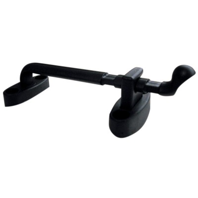 BL FERMAIMPOSTE IN PLASTICA BRUCO NERO 2 PZ
