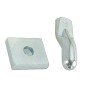 PIASTRA C/PERNO P/CARDINE D 20 MM ACC ZINC