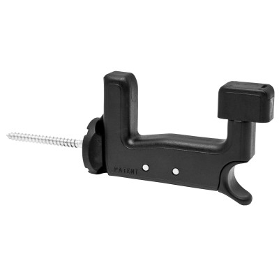 FERMAIMPOSTE IN PLASTICA GRILLO NERO  70 MM**