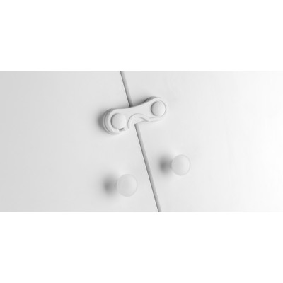 CHIUSURA DI SICUREZZA P/ARMADIO CONF 2 PZ FIG.8