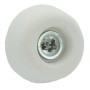 SOTTOSEDIA A CONO C/VITE BIANCO 30 MM CONF 8 PZ*