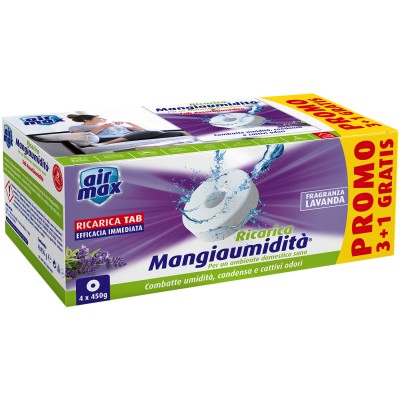 AIRMAX ASSORBIUMIDITA RICARICA TAB LAVAN 450G 4 PZ