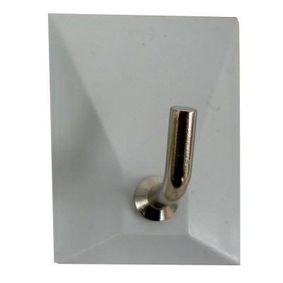 GANCIO ADESIVO PLASTICA 1 POSTO**