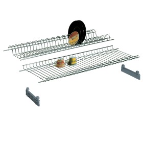 MENSOLA SCOLAPIATTI ACCIAIO CROM C/SUPP 76 CM MENSOLA SCOLAPIATTI ACCIAIO CROM C/SUPP 76 CM