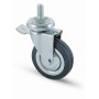 RUOTA CARRELLO D  80 MM GOMMA 155/BIS-B PER 12MA FRENO