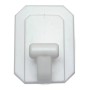 GANCIO ADESIVO GIGANTE PLASTICA 60X80 MM BIANCO