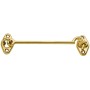GANCIO FERMAFINESTRA OTTONE LUCIDO 140 MM