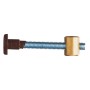 GIUNZIONE P/MOBILI ACC 517 MARRONE 6MA 60 MM**