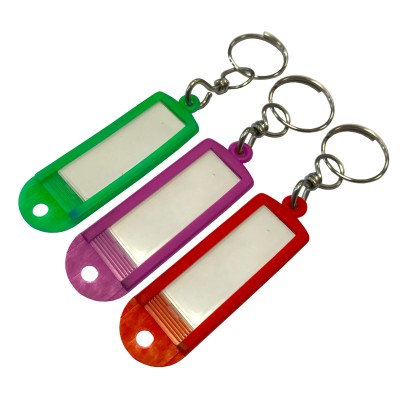PORTAETICHETTA IN PLASTICA C/FINESTRA 21X62 MM
