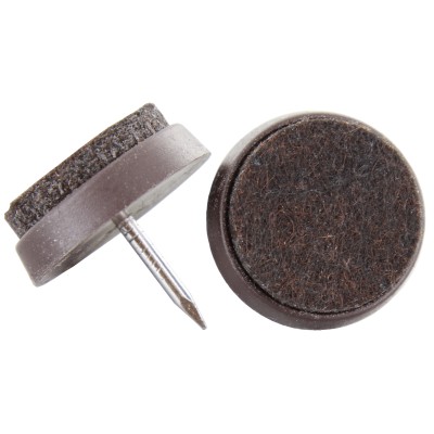SOTTOSEDIA FELTRO C/CHIODO D 22 MM MARRONE