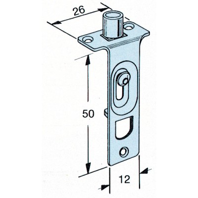 SC OMGE  310 CATENACCIOLO RULLO 6 MM 4 PZ