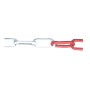 CATENA ACCIAIO BIANCO ROSSO D 5 MM DA 25 M
