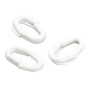 ANELLO GIUNZIONE P/CATENA PLASTICA D 6 BIANCO