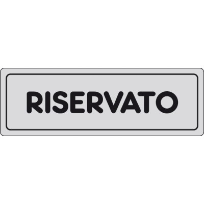ETICHETTA ADESIVA 150X50 RISERVATO