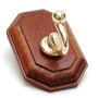 GANCIO ADESIVO HOLZ NOCE ORO 1 POSTO 40X60 MM
