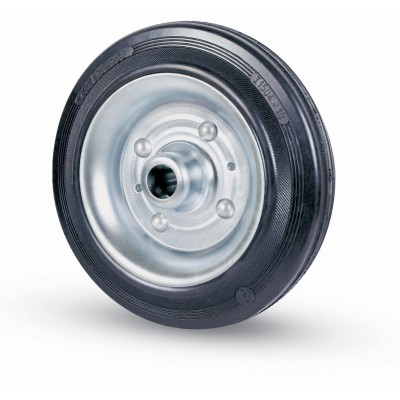 RUOTA INDUSTRIALE D 180 MM GOMMA 112 C/CUSCINET