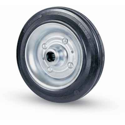RUOTA INDUSTRIALE D 125 MM GOMMA 112 C/CUSCINET