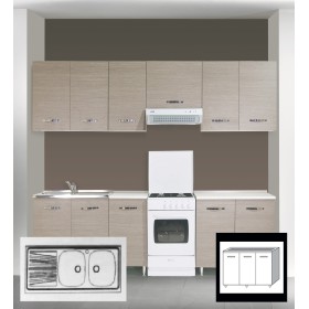 LAVELLO APPOGGIO INOX 2 VASCHE DX + GOCCIOLATOIO SX 120 CM LAVELLO APPOGGIO INOX 2 VASCHE DX + GOCCIOLATOIO SX 120 CM