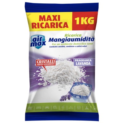 AIRMAX ASSORBIUMIDITA RICARICA SALI 1 KG LAVANDA