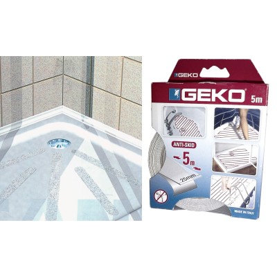 ANTISDRUCCIOLO GEKO BAGNO 25 MM ROT 5 M TRASP