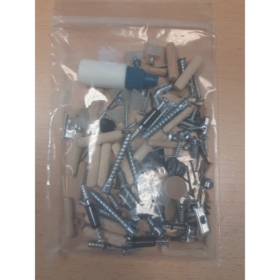 R BUSTA MONTAGGIO X KIT BUFFET EBOLI ROVERE/BIANCA CM.77X30X77H