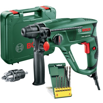 BOSCH-V MARTELLO PERFOR.600W PBH 2500 SRE SET C/6 PUNTE