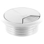 BOCCHETTA PASSACAVI D 60 MM PLASTICA BIANCO