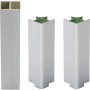 KIT ZOCCOLATURA P/CUCINA PVC H 10 CM ALLUMINIO