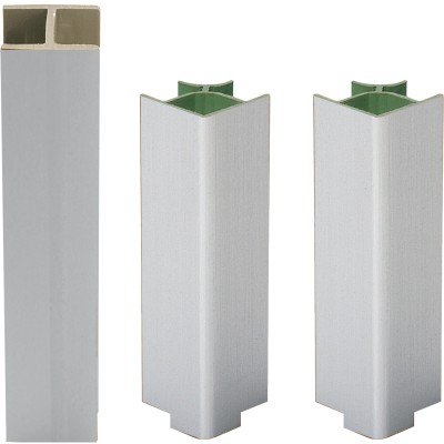KIT ZOCCOLATURA P/CUCINA PVC H 12 CM ALLUMINIO