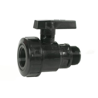 RACCORDO PVC VALVOLA A SFERA MF 3/4*