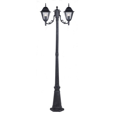 LAMPIONE NEW YORK H 200 CM 2 LUCI GRIGIO