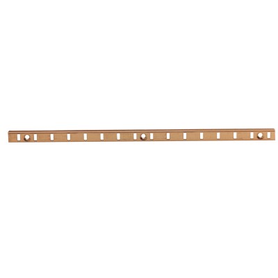 CREMAGLIERA ACCIAIO OTTONATO 9X5 MM DA 2 M