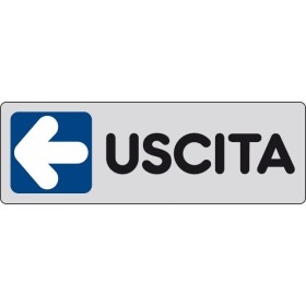 ETICHETTA ADESIVA 150X50 USCITA (SX) ETICHETTA ADESIVA 150X50 USCITA (SX)