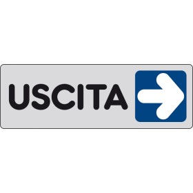 ETICHETTA ADESIVA 150X50 USCITA (DX) ETICHETTA ADESIVA 150X50 USCITA (DX)
