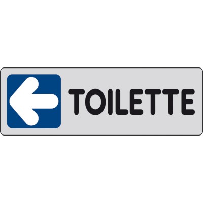 ETICHETTA ADESIVA 150X50 TOILETTE (SX)