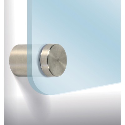BL DISTANZIALE P/TARGA D 19X25 MM NICHEL SAT 4 PZ