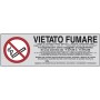 ETICHETTA ADESIVA 150X50 VIETATO FUMARE