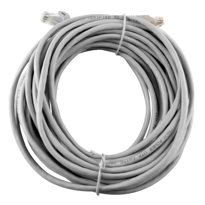 CAVO LAN UTP PLUG RJ45/RJ45 10 M GRIGIO