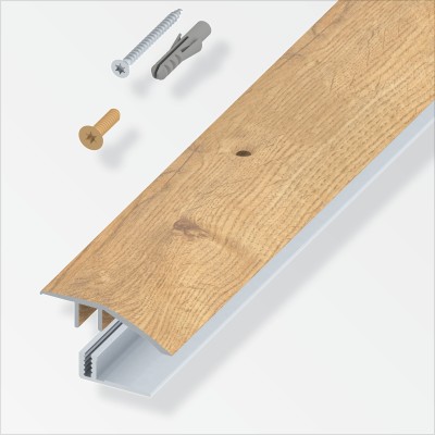 TERMINALE A SCIVOLO P/PARQUET ROVERE NAT. 100 CM