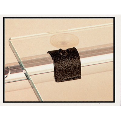 SUPPORTO C/VENTOSA P/TUBO VERN. NERO  (FIG.7)**