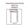 ZZ-TRAVERSO BATTENTE X PORTA MICROTEC FRASSINO/BIANCO 210X70