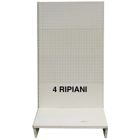 SCAFFALE A PARETE 100X40X205H GRIGIO CONCORD SCAFFALE A PARETE 100X40X205H GRIGIO CONCORD