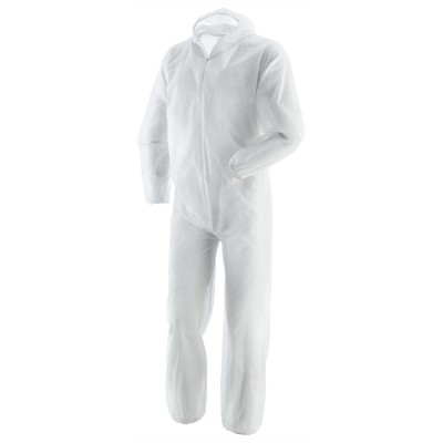 TUTA DA LAVORO MONOUSO 40 G/M2 BIANCO TG.  L
