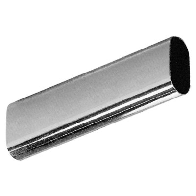 TUBO P/ARMADIO OVALE CROMATO 30X15 MM DA 3 M