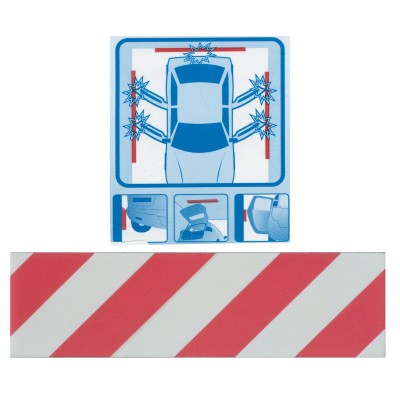 PANNELLO ANTIURTO ADESIVO 140X500 GEKO BOX 2 PZ