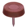 SOTTOSEDIA C/FALSA VITE 17 MM MARRONE**