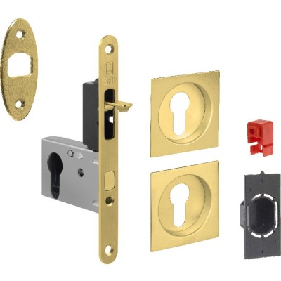 KIT PORTA SCORR NICCHIA QUADRA YALE EASY G500T ORO LU