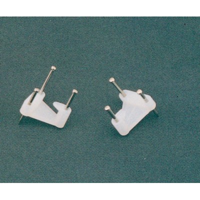 GANCIO P/QUADRO NYLON A 3 PUNTE DA 10 PZ