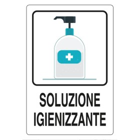 TARGA ADES.  20X30 SOLUZIONE IGIENIZZANTE TARGA ADES.  20X30 SOLUZIONE IGIENIZZANTE